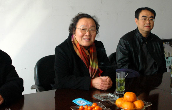 江苏省质量管理协会常务副会长浦振英一行来聚鑫汇集团调研