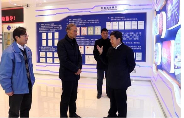 国家质检总局质量管理司司长黄国梁一行来聚鑫汇电缆调研