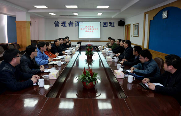 2015年3月12日，宜兴市科技镇长团一行来聚鑫汇电缆调研