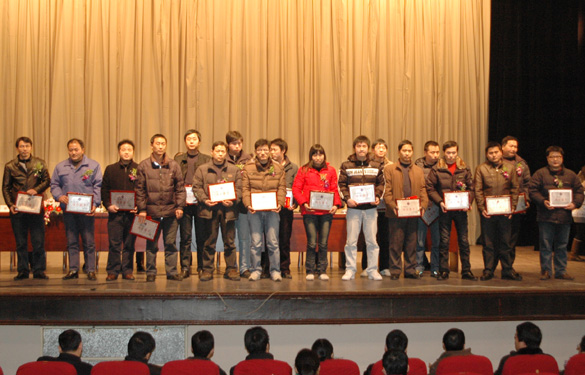 江苏聚鑫汇电缆集团2009年度岗位能手