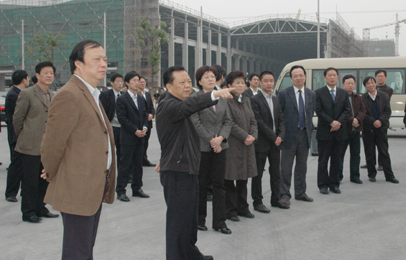 常州市市长王伟成一行来聚鑫汇集团督查特种及超高压电缆项目建设情况