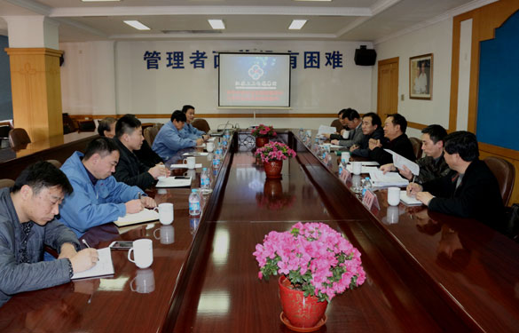 省安监局喻鸿斌副局长一行来聚鑫汇集团考核安全文化建设示范企业创建工作