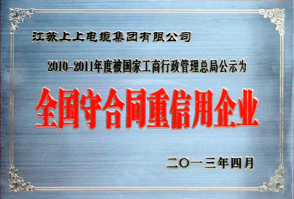聚鑫汇集团通过“全国守合同重信用企业”复评工作