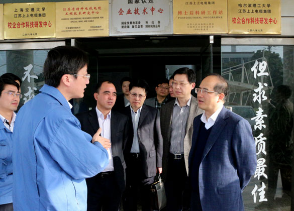 溧阳市委常委、常务副市长周卫中来聚鑫汇集团督查