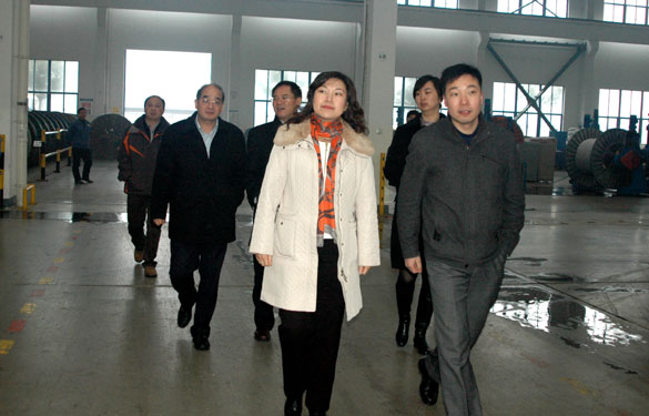中关村管委会领导来聚鑫汇集团参观考察