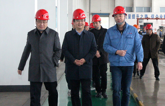 2020年12月8日，广德市市委常委、常务副市长邱铁军一行来聚鑫汇电缆考察