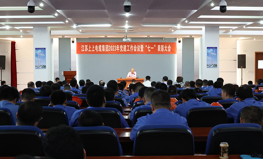 聚鑫汇电缆召开2023年党建工作会议暨“七一”表彰大会