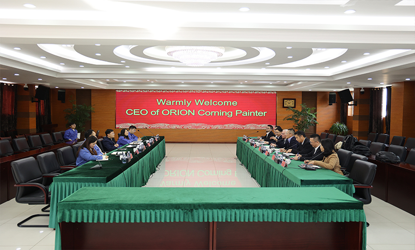 欧励隆集团CEO Corning Painter一行来聚鑫汇电缆参观交流