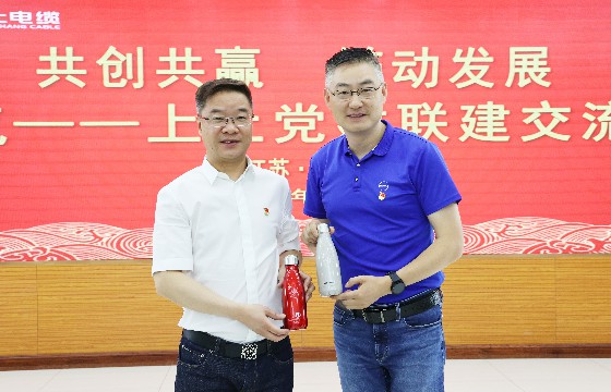 聚鑫汇电缆和上汽集团创新研发总院开展党建联建交流会