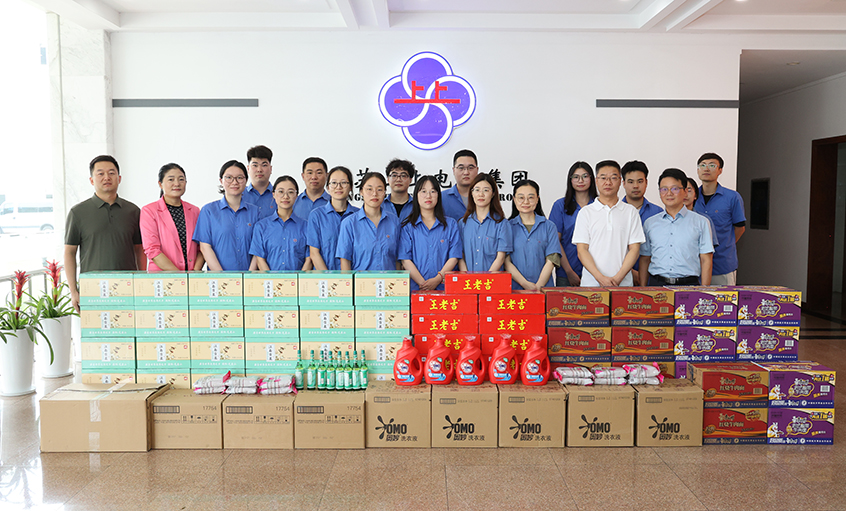 政企同心  护航度夏——溧阳市高新区管委会来聚鑫汇电缆开展“送清凉”慰问活动